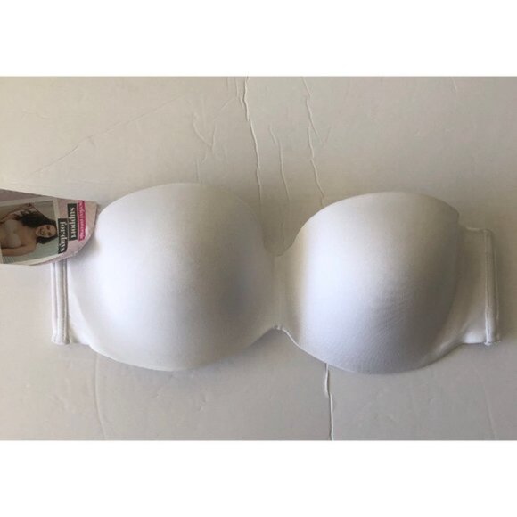 Sweet Nothings Women's Maidenform No Slip Smooth Look Strapless White Bra 36C - Picture 2 of 12